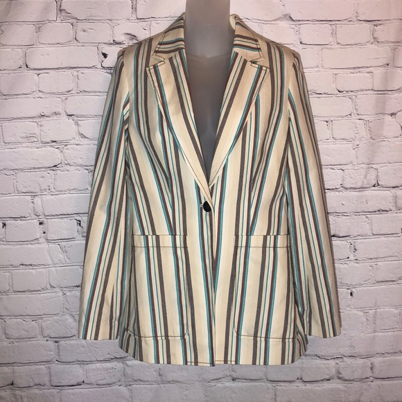NEW! 3.1 Phillip Lim Striped Oversized Blazer 2 - Picture 3 of 13